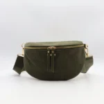 Grande banane femme en velours côtelé Flora & Co - kaki - sans-taille
