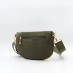 Grande banane femme en velours côtelé Flora & Co - kaki - sans-taille