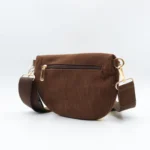 Grande banane femme en velours côtelé Flora & Co - marron - sans-taille