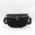 Grande banane femme en velours côtelé Flora & Co - noir - sans-taille