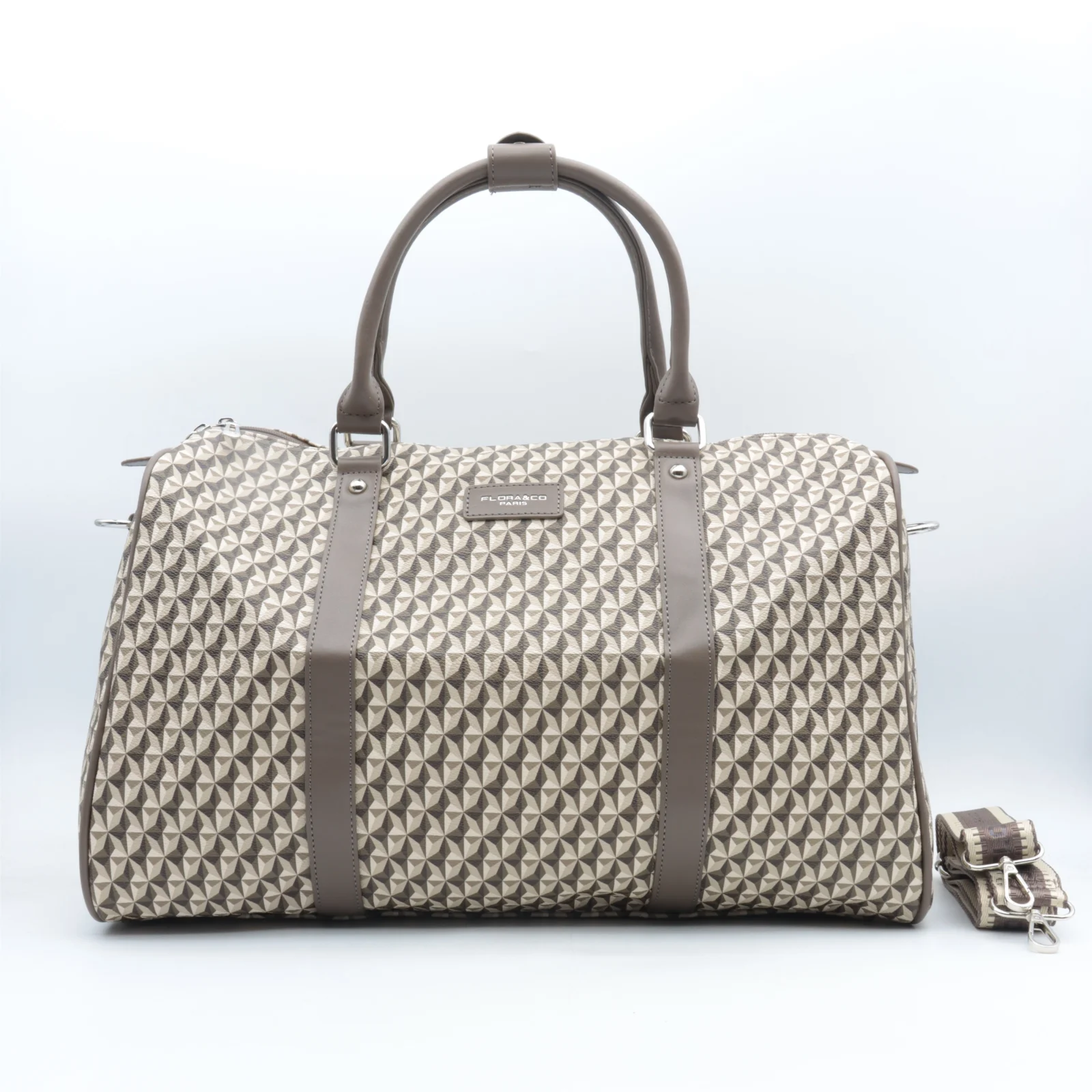 Sac de voyage imprimé géométrique