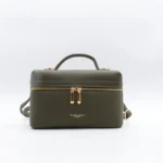 Sac à main rigide plat - kaki - sans-taille