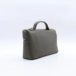 Sac à main rigide plat - kaki - sans-taille
