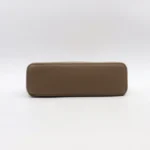 Sac à main rigide plat - taupe - sans-taille