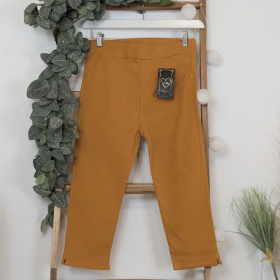 R281- Pantacourt Christy (T42-T52) - moutarde - 52