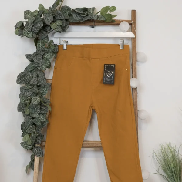 R281- Pantacourt Christy (T42-T52) - moutarde - 52