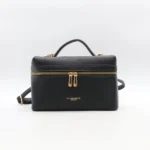 Sac à main rigide plat - noir - sans-taille