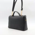Sac à main rigide plat - noir - sans-taille