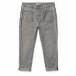 Jean droit 7/8ème gris (T42-T50) - gris - 50