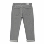 Jean droit 7/8ème gris (T42-T50) - gris - 50