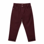 Jean Mom Fit femme marine taille élastiquée VOGGO T42-T50 - bordeaux - 50