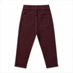 Jean Mom Fit femme marine taille élastiquée VOGGO T42-T50 - bordeaux - 50