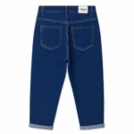 Jean Mom Fit à boutons dorés - denim - 50