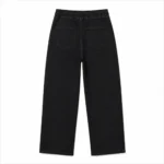 Jean Wide Leg taille élastiquée - noir - 44