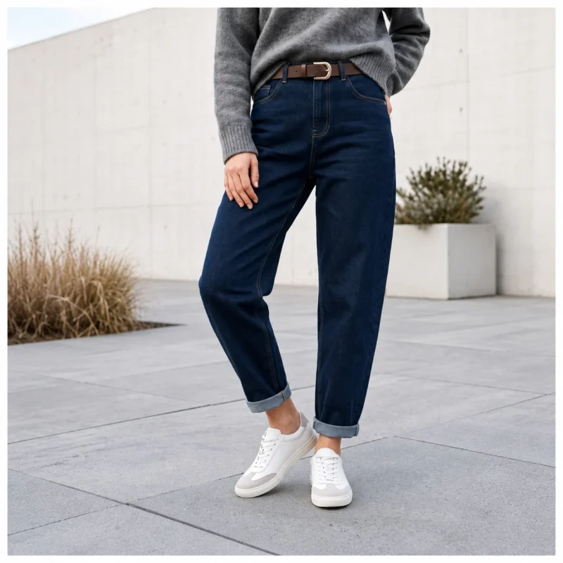 Jean Mom Fit VOGGO brut - brut - 44