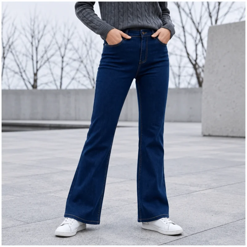 Jean Flare fit brut -VOGGO