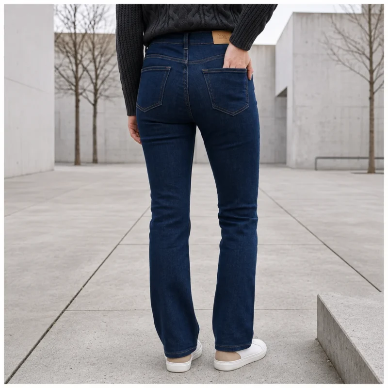 Jean Bootcut poches plaquées - brut - 44