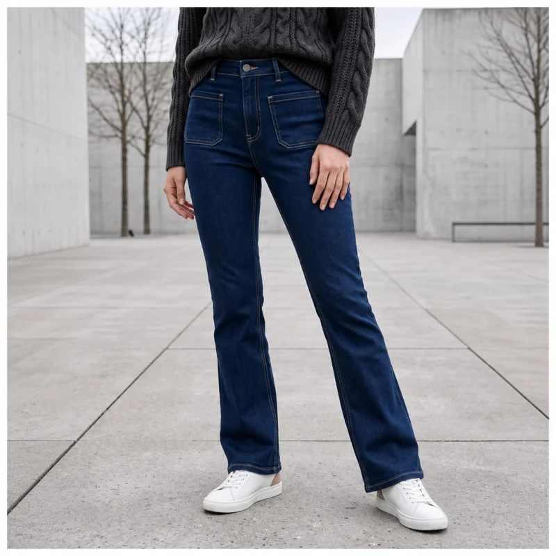 Jean Bootcut à poches plaquées - VOGGO