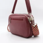 Sac Medium 3 zips femme Flora & Co - bordeaux - sans-taille