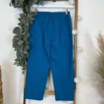 Pantacourt stretch confort T38-T52 - bleu-canard - 54