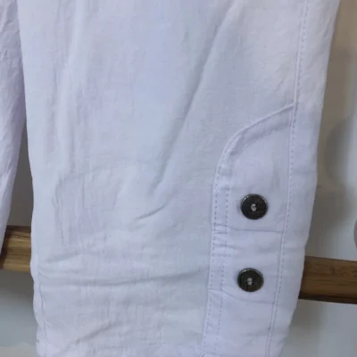 T552- Pantacourt Leger uni JST (T38-T52) - blanc - 58