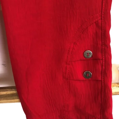 T552- Pantacourt Leger uni JST (T38-T52) - rouge - 58