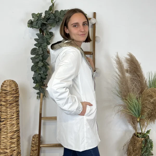 K853- Imper réversible (T36-T50) - blanc - 50