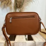 Sac Medium 3 zips femme Flora & Co - camel - sans-taille