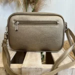 Sac Medium 3 zips femme Flora & Co - dore - sans-taille