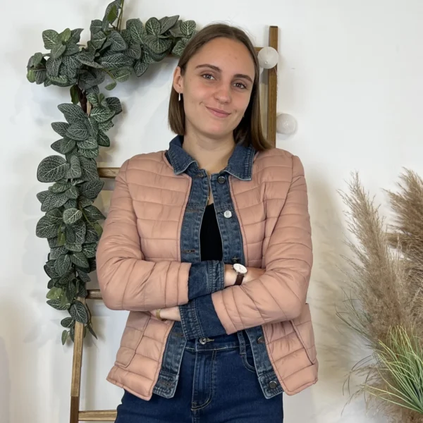 M252- Doudoune (36-T42) - rose-poudre - 44