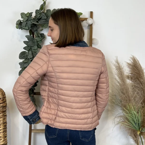 M252- Doudoune (36-T42) - rose-poudre - 44