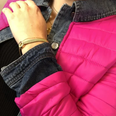 M252- Doudoune (36-T42) - fuchsia - 44
