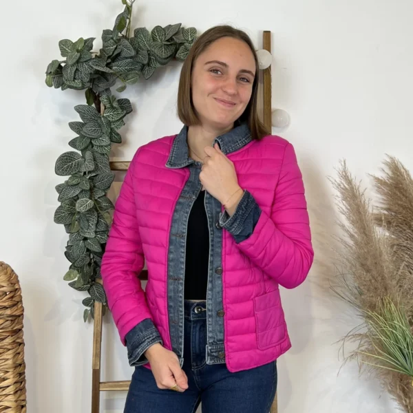 M252- Doudoune (36-T42) - fuchsia - 44