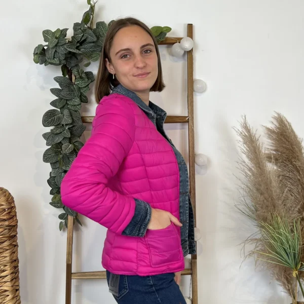 M252- Doudoune (36-T42) - fuchsia - 44