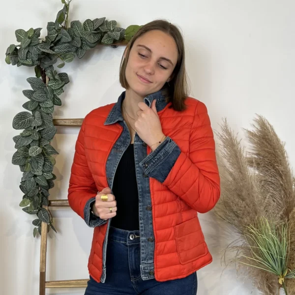 M252- Doudoune (36-T42) - rouge - 44