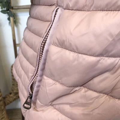 M263- Doudoune sans manche (T42-T50) - rose-pale - 50