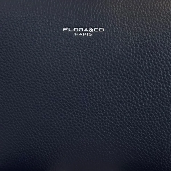 P428- Sac Flora&Co 2 Zips - marine - taille-unique