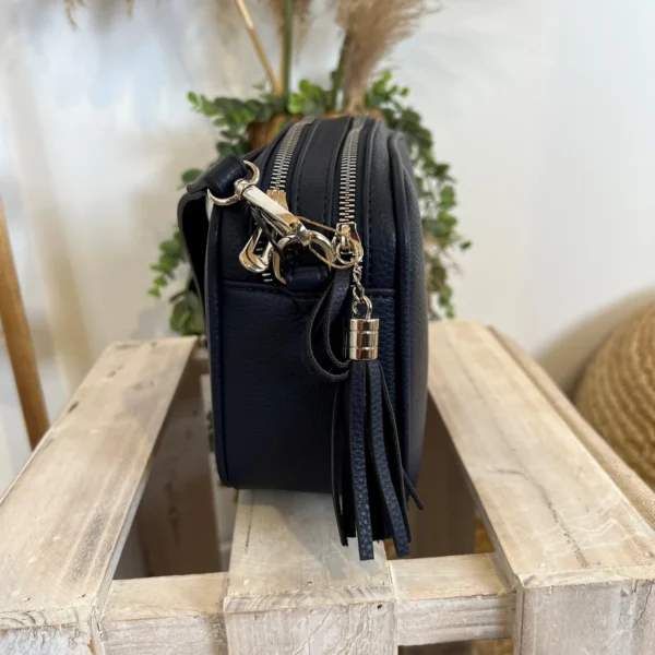 P428- Sac Flora&Co 2 Zips - marine - taille-unique