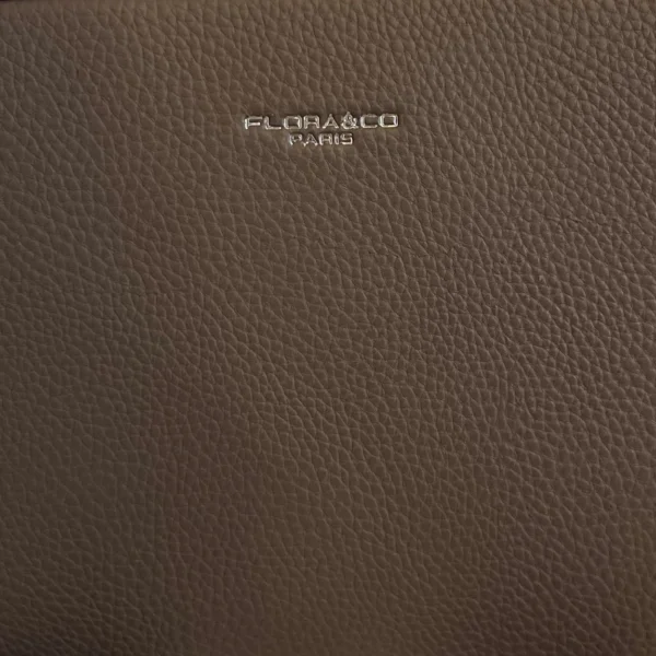 P428- Sac Flora&Co 2 Zips - taupe - taille-unique
