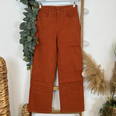 W130- Jean Flare Voggo T36-T44 - rouille - 44