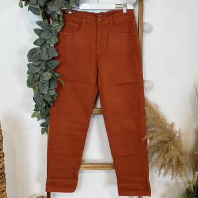 W113- Jean Mom Voggo - rouille - 44