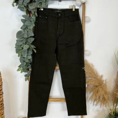 W113- Jean Mom Voggo - kaki - 44