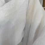 Foulard chèche uni froissé femme – Petit prix 4€ - blanc - sans-taille