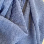 Foulard chèche uni froissé femme – Petit prix 4€ - bleu-jeans - sans-taille