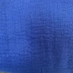 Foulard chèche uni froissé femme – Petit prix 4€ - bleu-royal - sans-taille