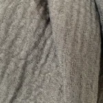 Foulard chèche uni froissé femme – Petit prix 4€ - gris - sans-taille