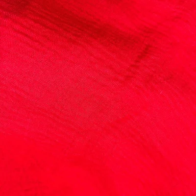 Y510– Foulard uni froissé - rouge - sans-taille