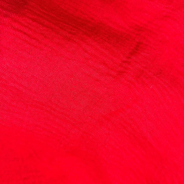 Y510– Foulard uni froissé - rouge - sans-taille