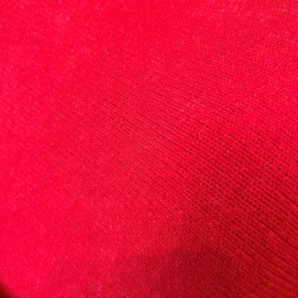 K545- Pull loose Crop-Top (Tu) - rouge - taille-unique