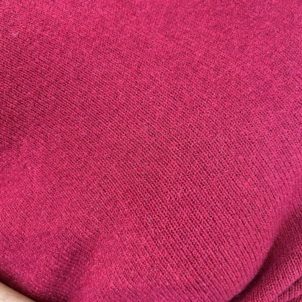 K545- Pull loose Crop-Top (Tu) - bordeaux - taille-unique